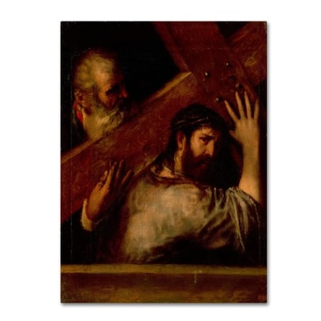 Titian 'Carrying Of The Cross' Canvas Art,18x24